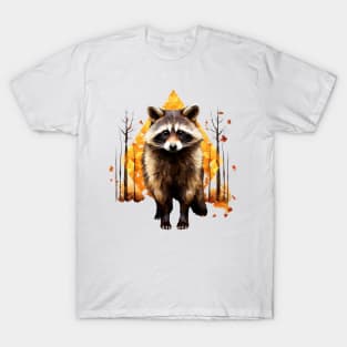 Geometric Raccoon T-Shirt